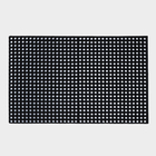 Коврик ячеистый грязесборный, 100×150×2,2 см, цвет чёрный - фото 320935060