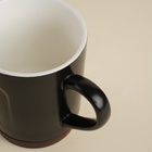 Кружка SL Home «Дольче фар ниенто», 400 мл, керамика, чёрная - Фото 3