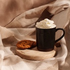 Кружка SL Home «Дольче фар ниенто», 400 мл, керамика, чёрная - Фото 5