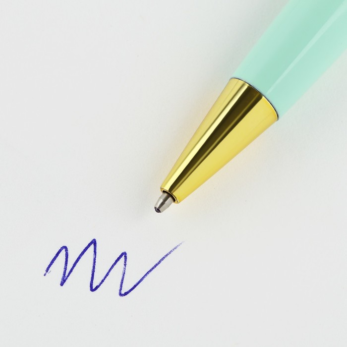 Ручка металл «С 8 Марта», синяя паста 1.0 мм - фото 1885909794