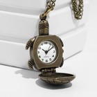 Часы карманные "Черепаха", кварцевые, d циферблата-1.3 см - фото 320935246