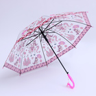 Детский зонт п/авт «Принцесса» d = 84 см, R = 42 см, 8 спиц, 65,5 × 8 × 6 см - Фото 2