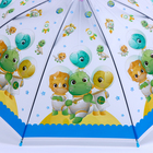 Детский зонт п/авт со свистком «Дракоши в космосе» d = 84см, 8 спиц, 65 × 7 × 6 см - фото 8716456