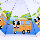 Детский зонт п/авт со свистком «Автобус» d = 84 см, 8 спиц, 65 × 7 × 6 см - Фото 4