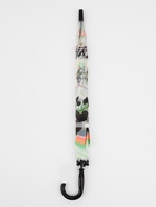 Зонт - трость детский «Панда с малышом», полуавтоматический, 8 спиц, R=42/47 см, d=84 см, белый - Фото 4