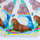 Зонт - трость детский «Тюлень на отдыхе», полуавтоматический, d=84 см, 8 спиц - Фото 4