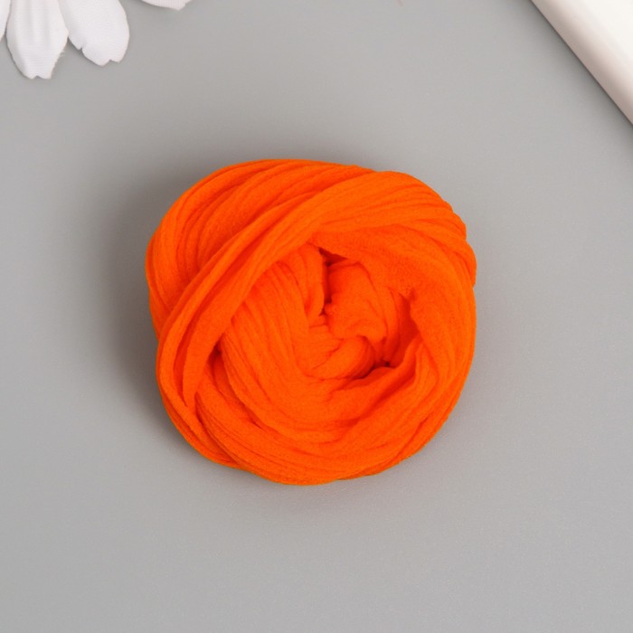 Капрон для цветов одноцветный "Апельсин" 50 см - Фото 1