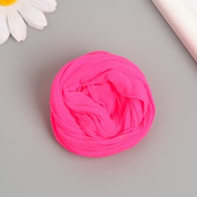 Капрон для цветов одноцветный "Неоново-розовый" 50 см