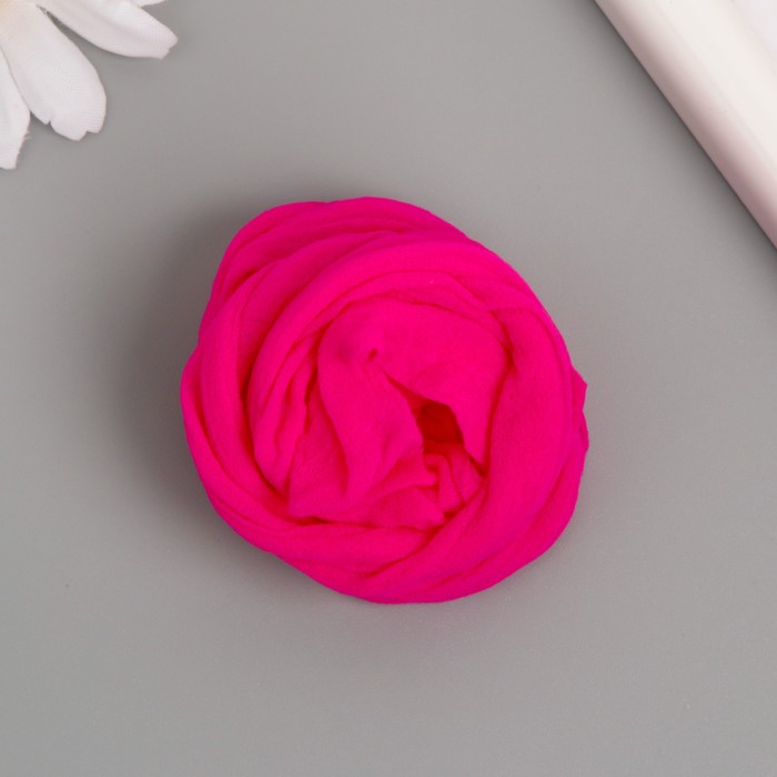 Капрон для цветов одноцветный "Ярко-розовый" 50 см - Фото 1