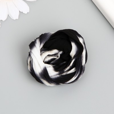 Капрон для цветов двухцветный «Бело-чёрный», 50 см