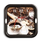 Часы настенные, серия: Кухня, "Кофе",  плавный ход, d-18.5 см - фото 3256592