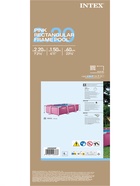 Бассейн каркасный Pink Frame Pool, 220х150х60 см, цвет розовый 28266NP - фото 809412479