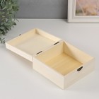 Шкатулка для росписи дерево «Квадратная», замок-пряжка, 16×16×8 см - Фото 3