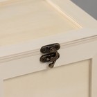 Шкатулка - куб для росписи дерево «Квадратный ящик», замок-крючок, 15×15×15.5 см - Фото 2