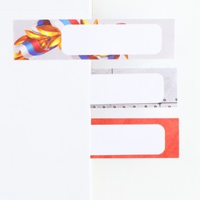 Набор мини ручка и стикеры-закладки 20 л «23 февраля» (комплект 3 шт)