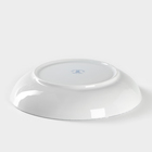 Тарелка глубокая новогодняя Добрушский завод «Зимний лес», 700 мл, фарфор, синяя - Фото 3