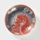 Тарелка фарфоровая «Огненный дракон», 700 мл, d=20,5 см - фото 320935788