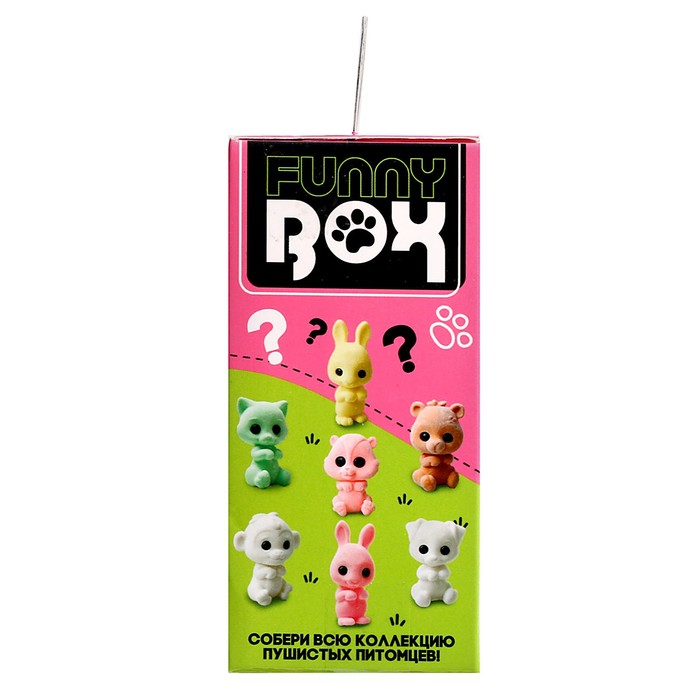 WOOW TOYS Игровой набор "Funny box", пушистые зверята, МИКС