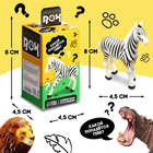 Игрушка - сюрприз Funny Box «Сафари»: фигурка, наклейки, МИКС - Фото 3