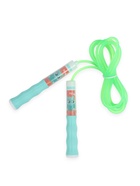 Скакалка детская ONLYTOP «Пряник», 2.85 м, регулируемая, зелёная - Фото 1