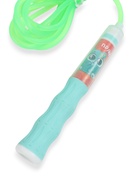 Скакалка детская ONLYTOP «Пряник», 2.85 м, регулируемая, зелёная - Фото 2