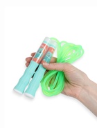 Скакалка детская ONLYTOP «Пряник», 2.85 м, регулируемая, зелёная - Фото 3