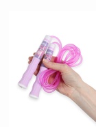 Скакалка детская ONLYTOP «Муся», 2.85 м, регулируемая, розовая - Фото 3