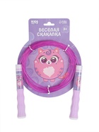 Скакалка детская ONLYTOP «Муся», 2,85 м, цвет розовый - фото 6146350