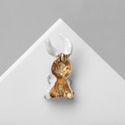 Брошь «Заяц», цветная в золоте - Фото 2