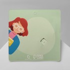 Брошь «Ручка» перо, цветная в золоте - Фото 4