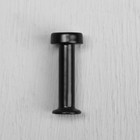 Крючок мебельный CAPPIO CKO011, однорожковый, черный - Фото 4