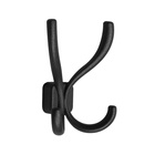 Крючок мебельный, VINTAGE122, четырехрожковый, черный - Фото 2