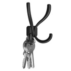 Крючок мебельный, VINTAGE122, четырехрожковый, черный - Фото 3