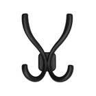 Крючок мебельный, VINTAGE122, четырехрожковый, черный - Фото 4