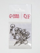 Пирсинг для волос «Молния», 3.1×1 см, 10 шт., серебристый - Фото 5