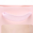 Пакет подарочный, с окном, 20×15×10 см, розовый - Фото 4