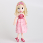 Мягкая игрушка "Кукла" в розовом платье, 35 см - фото 109575697