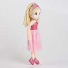 Мягкая игрушка "Кукла" в розовом платье, 35 см - фото 8716990