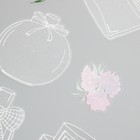 Наклейки для творчества "Банки, феи и пионы" 10х10 см н-р 40 шт 0,3х15,5х8,5 см - фото 23524632