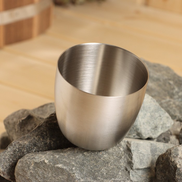 Аромачаша - испаритель для бани и сауны, 100 мл, металл, Добропаровъ