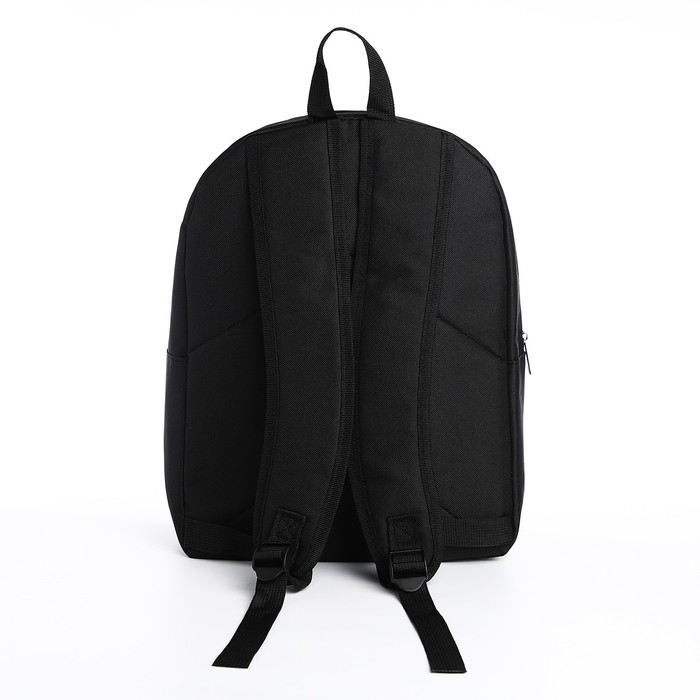 Рюкзак текстильный с креплением для скейта "Камуфляж", 38х29х11 см, 38 х 38х29х11 см цвет черный, отдел на молнии, цвет красный - фото 1907984792