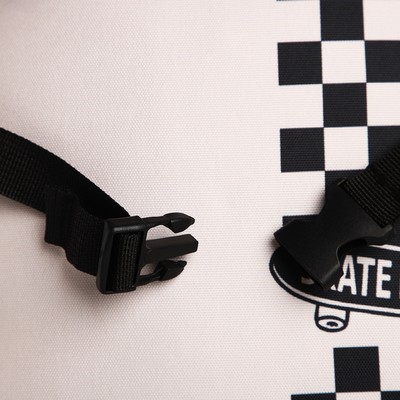 Рюкзак школьный текстильный с креплением для скейта Skate more, 38×29×11 см, чёрный, отдел на молнии