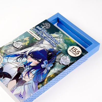 Пазлы фигурные Puzzle «Аниме девушка», 155 деталей