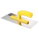 Гладилка ТУНДРА, нержавеющая сталь, пластиковая рукоятка, прямая, 125×280 мм - Фото 5