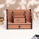 Органайзер 6 секций, с выдвижным ящиком, 21×15×13 см - Фото 3