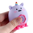 Мялка сквиши " Милашка" надувает шарик, цвета МИКС (комплект 12 шт) - фото 23564873