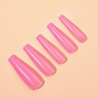 Накладные ногти, 24 шт, форма балерина, цвет нежно-розовый - Фото 2
