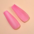 Накладные ногти, 24 шт, форма балерина, цвет нежно-розовый - фото 8623650