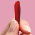 Накладные ногти, 24 шт, форма балерина, цвет бордовый - фото 8623662