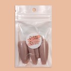 Накладные ногти, 24 шт, форма балерина, цвет бежевый - фото 23606238